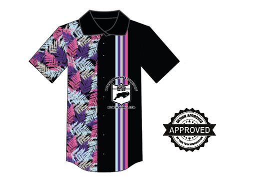 Fern Black Hawaiin GOATS Shirt