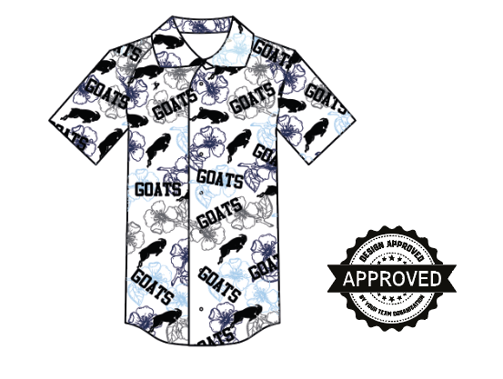 Floral Hawaiin GOATS Shirt